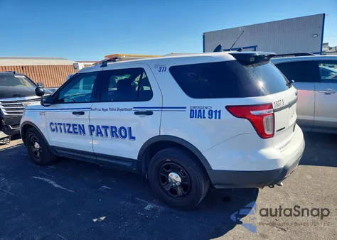 2014 Ford Explorer Police Interceptor из США, поврежденный, VIN 1FM5K8AR6EGA09288